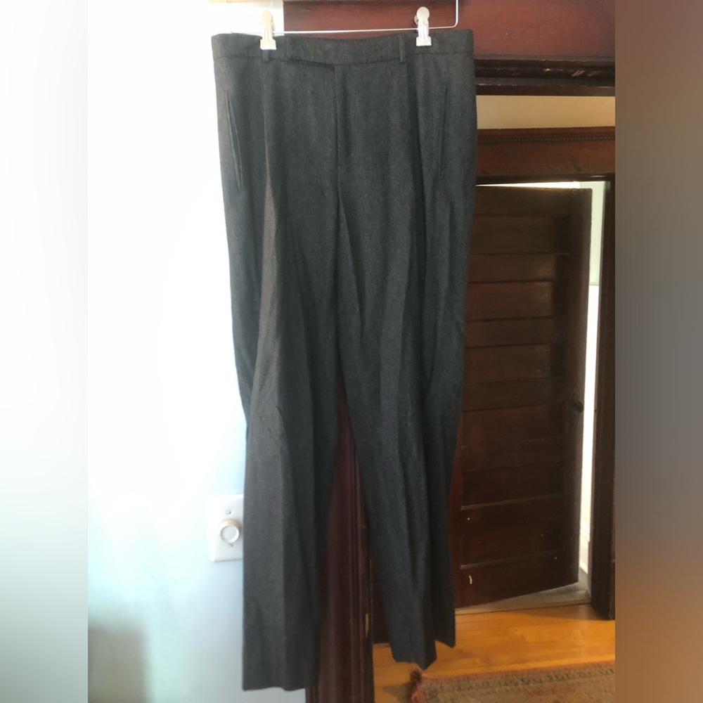 Ralph Lauren Collection Purple Label Dark Gray light weight flannel trouser